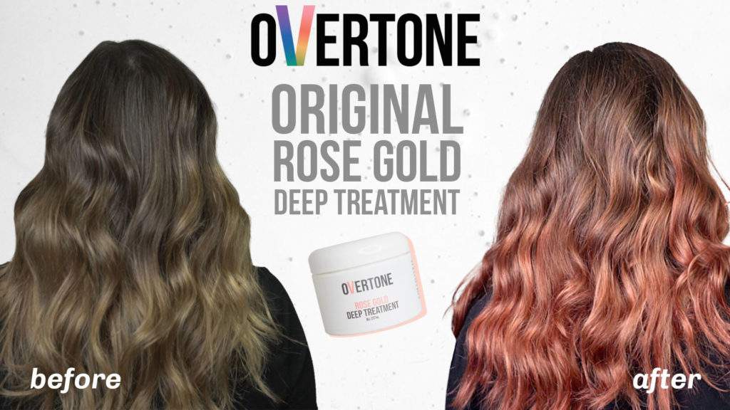 Can You Use Overtone On Dirty Hair Rose Gold Deep Treatment On Dark Blonde Hair Overtone