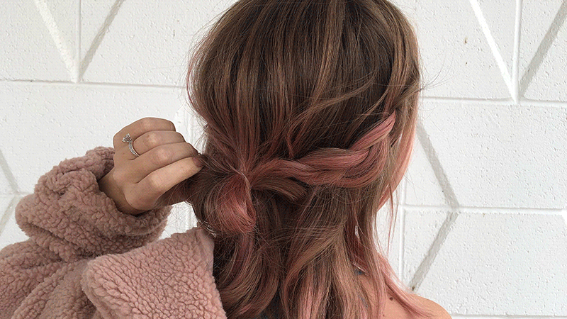 How To Get Subtle Rose Gold Hair Color Overtone