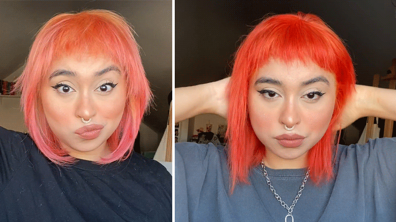 Transition From Ruby Red to Bright Orange - oVertone